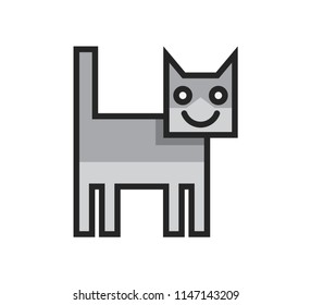 cat icon vector illustration