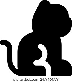 Cat icon vector illustration asset element