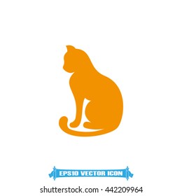 cat icon vector illustration EPS 10