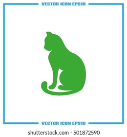 cat icon vector illustration EPS 10