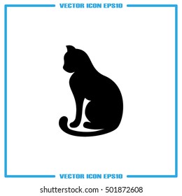 cat icon vector illustration EPS 10