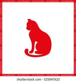 cat icon vector illustration EPS 10