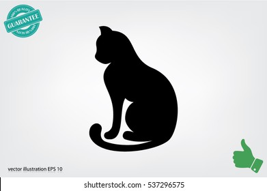 cat icon vector illustration EPS 10