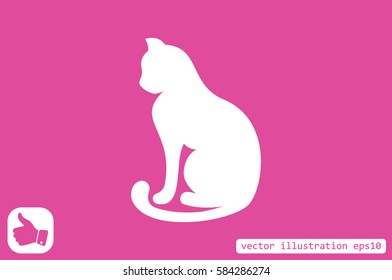 cat icon vector illustration EPS 10