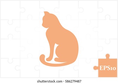 cat icon vector illustration EPS 10