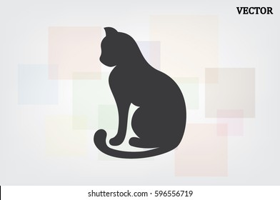 cat icon vector illustration EPS 10