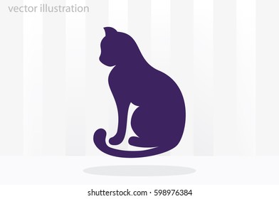 cat icon vector illustration EPS 10
