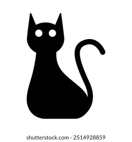 Icono de gato Diseño gráfico de Ilustración vectorial