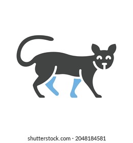 Cat icon vector image. Can also be used for Village. Suitable for mobile apps, web apps and print media.