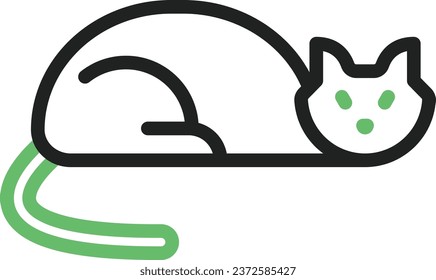 Cat icon vector image. Suitable for mobile application web application and print media.
