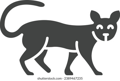 Cat icon vector image. Suitable for mobile application web application and print media.
