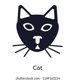 Cat icon vector isolated on white background for your web and mobile app design, Cat logo concept
