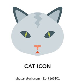 Cat icon vector isolated on white background for your web and mobile app design, Cat logo concept