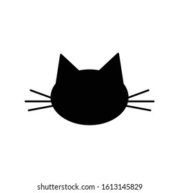cat icon vector poster, print 