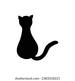 cat icon vector poster, print 