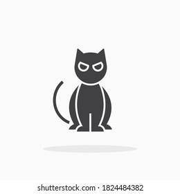 Cat icon. For your design, logo. Vector illustration.