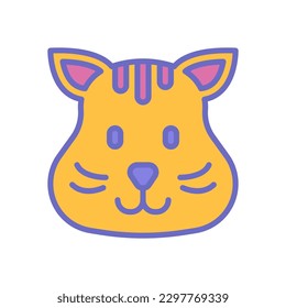 cat icon for your website design, logo, app, UI.