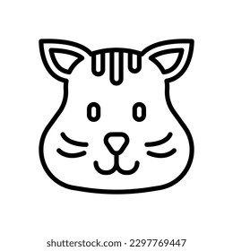 cat icon for your website design, logo, app, UI.