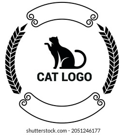  cat icon.logo vector.Easter Bunny.Can be used for or babies t-shirt design.Fashion print graphic.Cartoon animal illustration