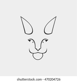 cat iicon illustration isolated  sign symbol