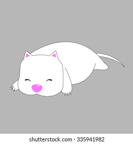 cat illustration cartoon vector fun art animal