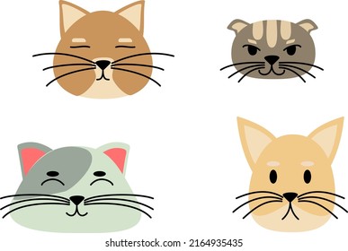 diseño gráfico vectorial de icono de ilustración de gato