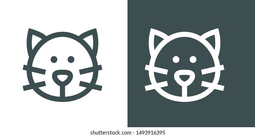 Cat Illustration Symbol Icon Vector