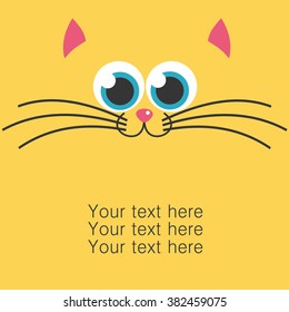 cat illustration,T-shirt Graphics,Black and white,cute cat graphic,vector cat pattern.Vector Illustration