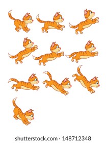 Cat Jumping Animation Set