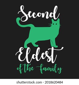 cat cat kitten cats funny unisex art wo art one art design vector illustration for use in design and print poster canvas