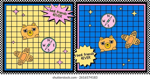 cat kitten Illustration Design Cartoon Mascot 80s 90s Y2k nostalgic Retro
