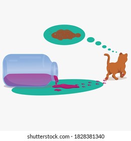 cat, kitten, jar of jam, inverted jar, glass jar, bad cat, fish, dream about fish