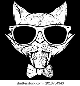 cat kitten meow domestic eye lady pet animal wo plus size art best art vector design illustration print poster