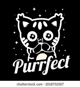 cat kitten puss kitten pet wo best design vector illustration for use in design and print poster canvas