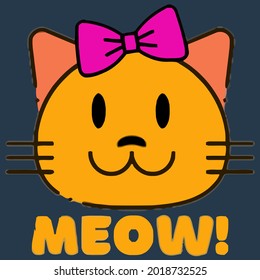 cat kitten puss kitten pet wo ank op design vector illustration for use in design and print poster canvas