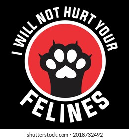 cat kitten pussycat pet paw wo crewneck art art design vector illustration for use in design and print poster canvas