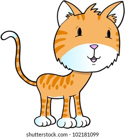 Cat Kitty Pet Vector Illustration Stock Vector (Royalty Free) 102181099 ...