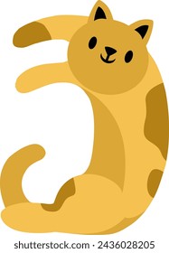 Cat Letter Alphabet Vector Element