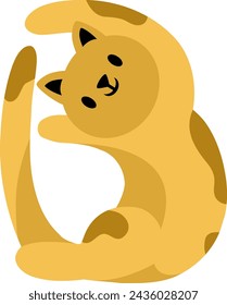 Cat Letter Alphabet Vector Element