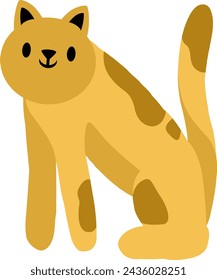 Cat Letter Alphabet Vector Element