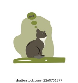 Cat line art vector for commercial use