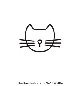 Cat Line Icon