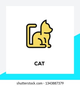 CAT LINE ICON SET