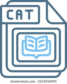CAT Line Two Colour Icon