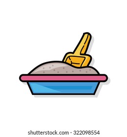 cat litter box doodle