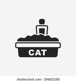 Cat Litter Box Icon