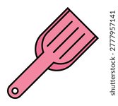 Cat Litter Scoop Flat Icon Tool
