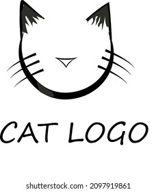 Diseño del logotipo de gato que puede utilizarse para cualquier compañía de niños.
