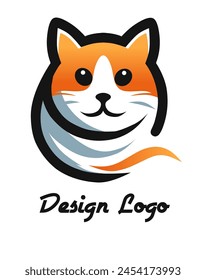 Un diseño de logotipo de gato que usted crea con inspiración puede ser utilizado como un logotipo de la empresa, símbolo de negocio y otros