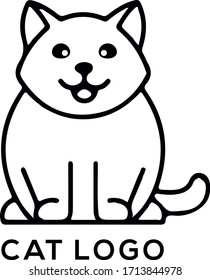 cat logo design vector - cat vector